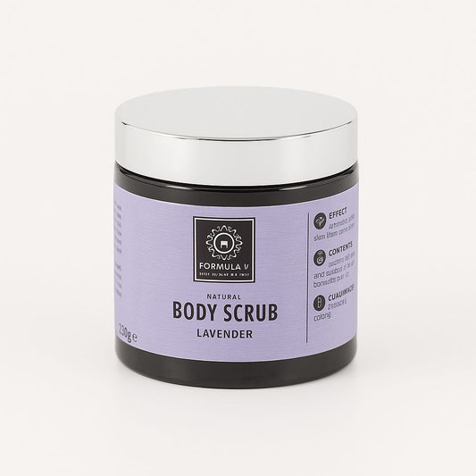 Natürliches Körperpeeling – Lavendel | 250 ml
Ein Ritual der Erneuerung und Gelassenheit für Haut und Sinne